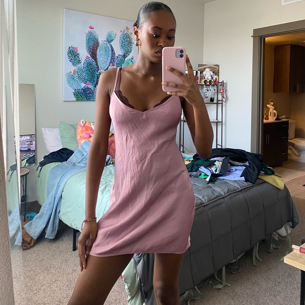 ARITZIA Wilfred Mini Slip dress